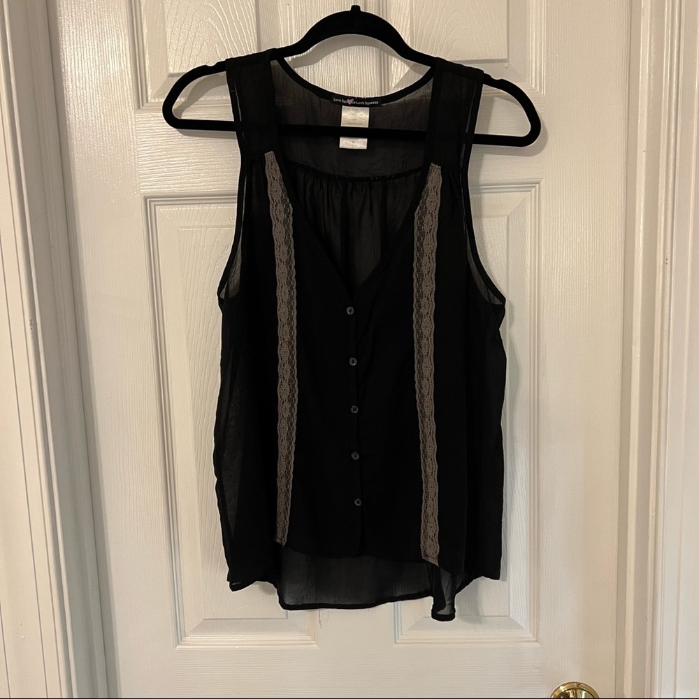 Light weight black tank